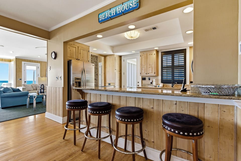 Bar Counter with Stool Seating