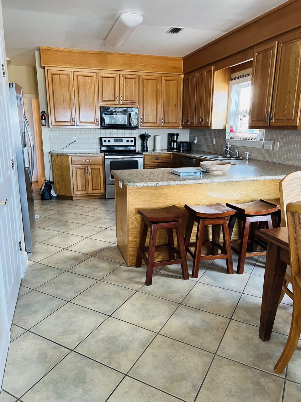 Kitchen on main level