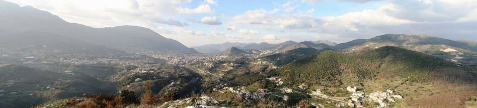 panorama sulla città di Cava dè tirreni