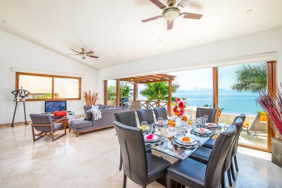 Mealtime will never be the same as everyone gets hypnotized by the views.  