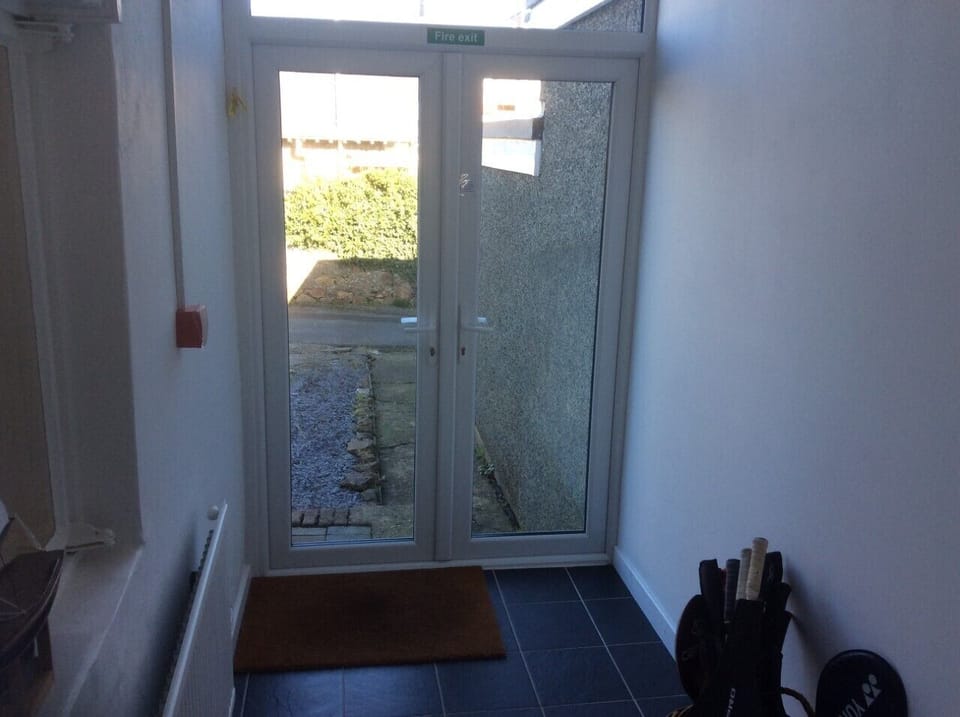 Utility room - access to car park at rear