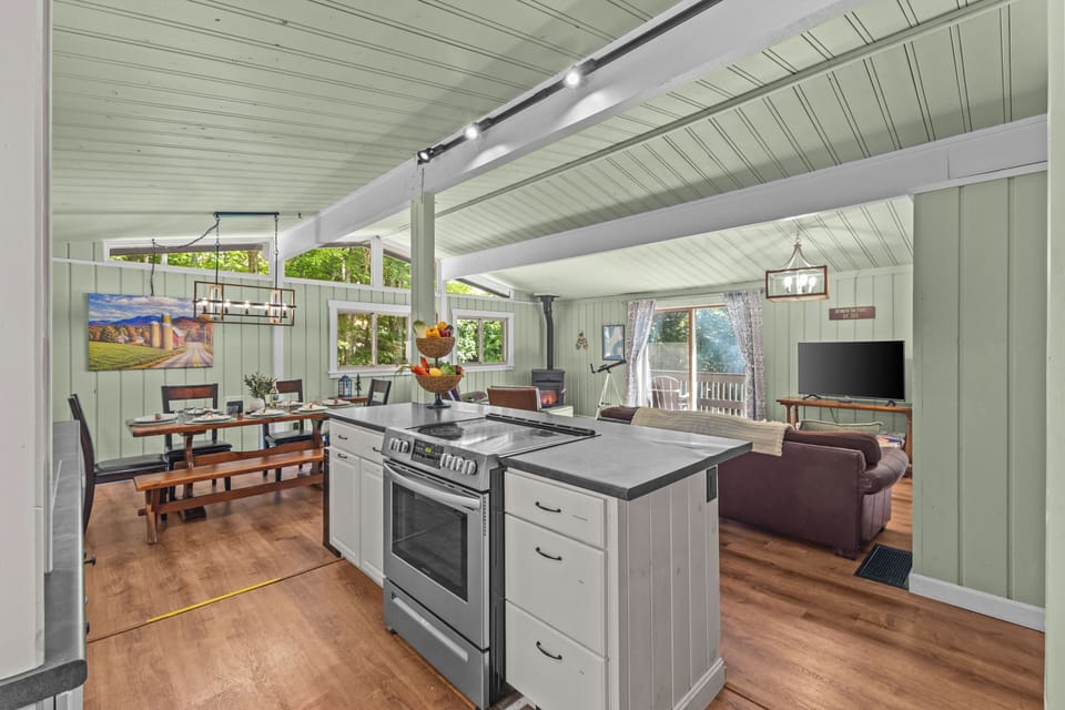 Open Fully Stocked Kitchen