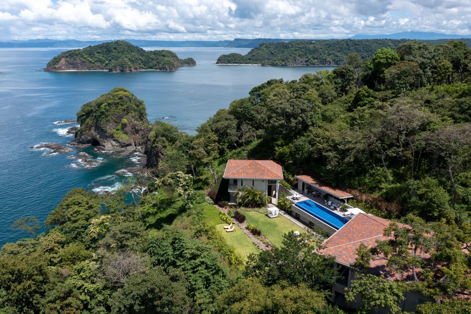 Aerial drone views of the entire property 