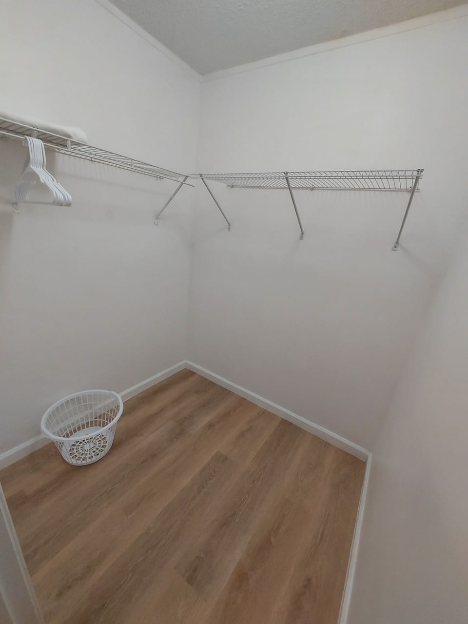 Walk in closet in 2nd Bedroom