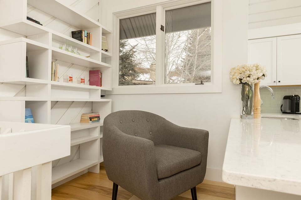 A home office for remote work or home schooling