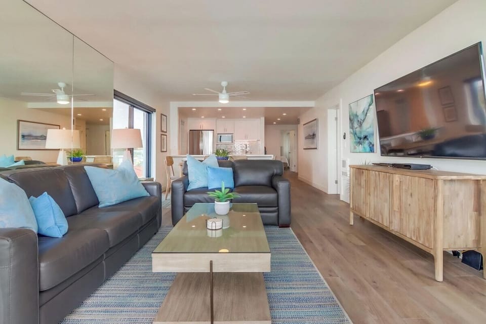 Living space with all new furniture and luxury, minimalist decor