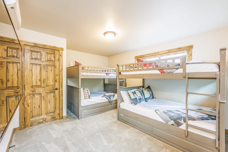 Bedroom 3 Located on the Second Floor with Two Bunk Beds Full over Full