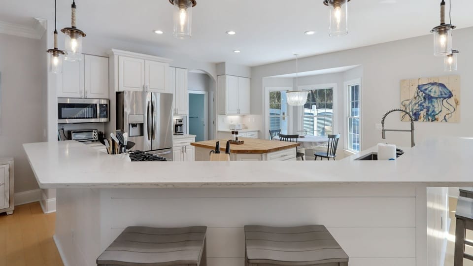 Barstools allow Guests to be a part of the Action