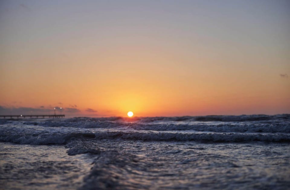 Sunsets on the beach
