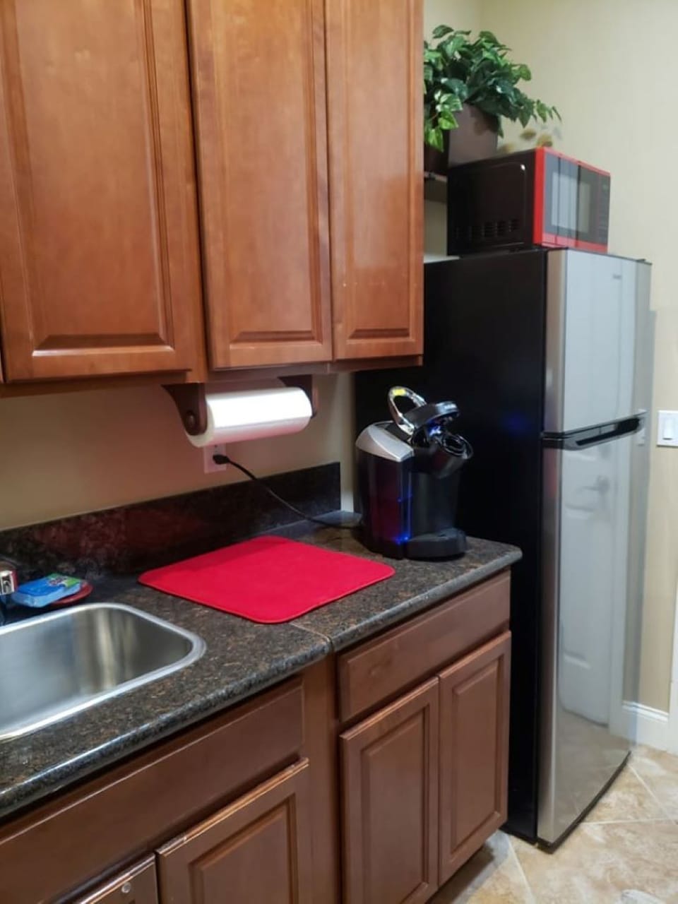 Large Refrigerator /  Keurig