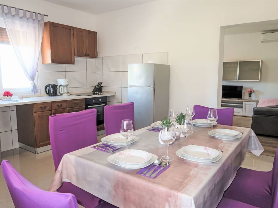 Furniture, Property, Cabinetry, Table, White, Purple, Sink, Kitchen Sink, Interior Design, Building
