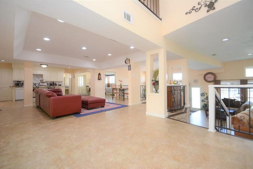 open view from kitchen