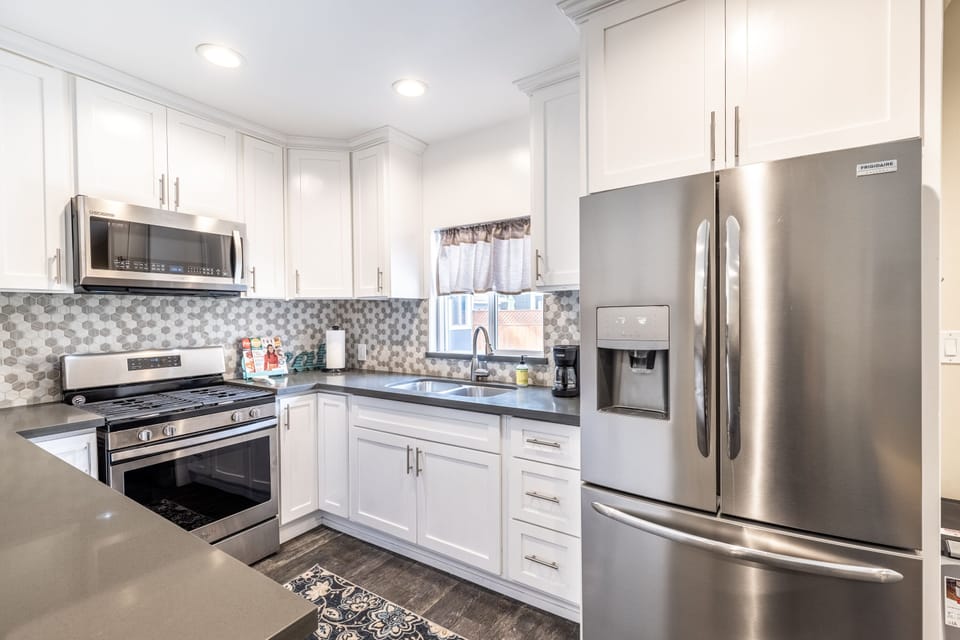 Newly remodeled kitchen