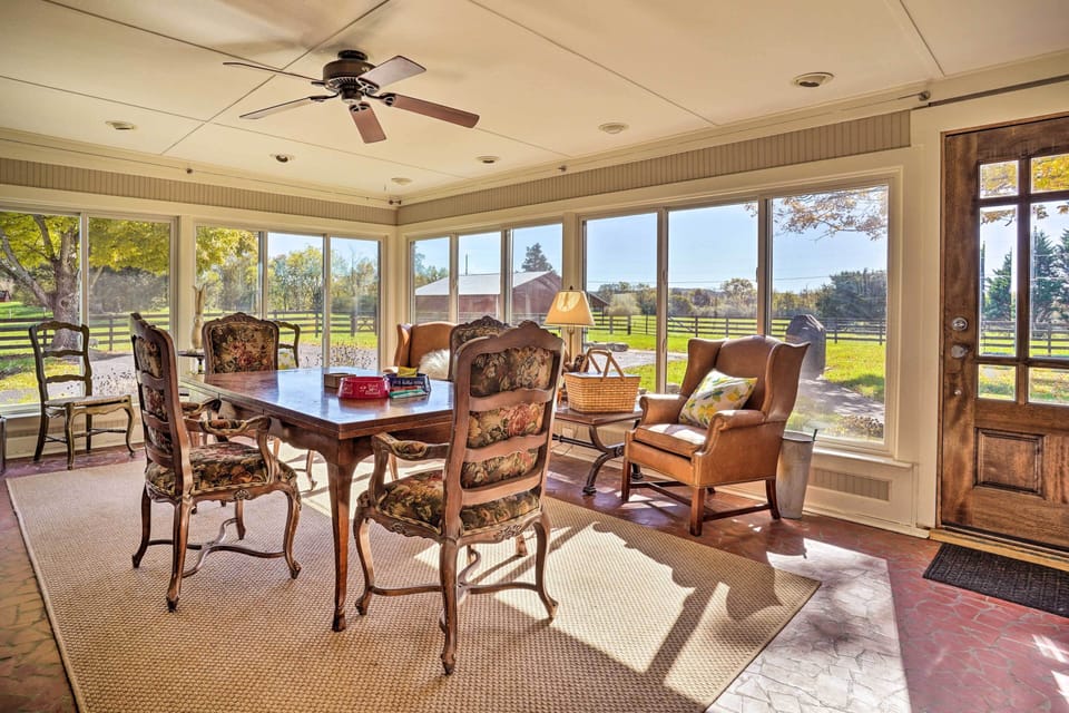 Dining Room | Multiple Sitting Areas | Access to Backyard