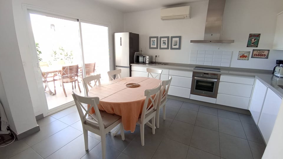 Kitchen and dining area