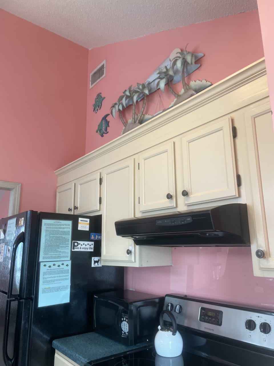 Fully stocked kitchen 