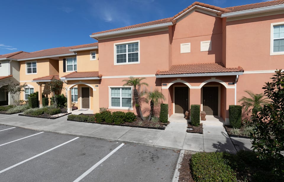 Admire the stunning front view of our house.