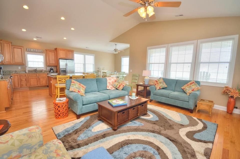 Living, Dining Room, Kitchen