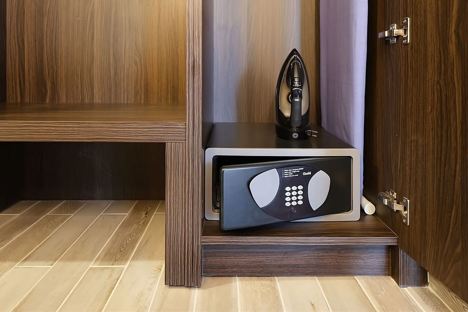 Unpack with ease using the in-room safe and iron.