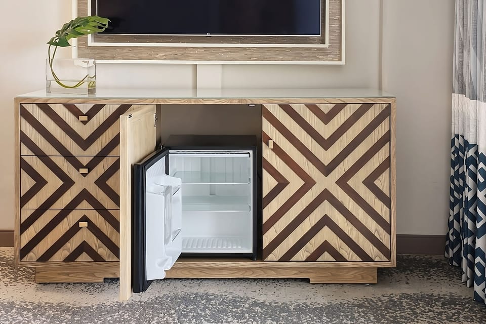 Refresh drinks anytime with your convenient in-room mini fridge.