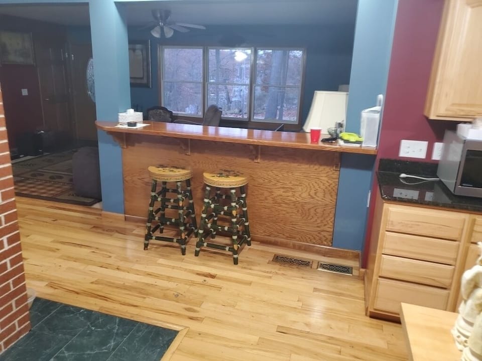 Bar area in Kitchen