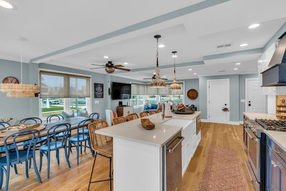 Unit 1:  Open Living Space, Kitchen