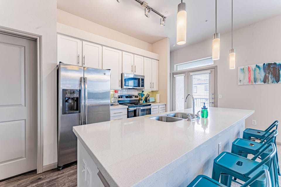 Kitchen and Island