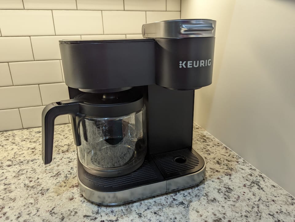 Keurig K-Duo Single Serve and Carafe Coffee Maker with Removable Reservoir