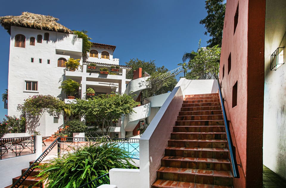 Staircase off main entrance