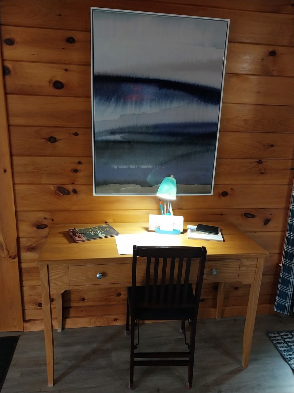 A beautiful desk, for a dedicated workspace if you need it.
