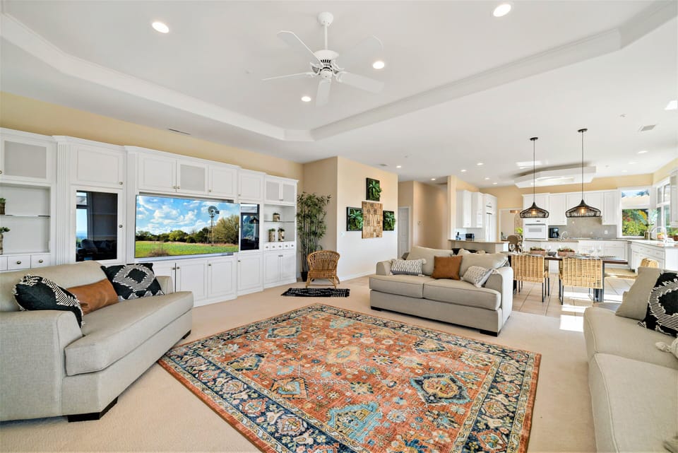 Living Room with HD TV