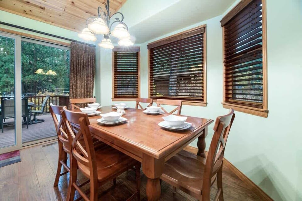 Bright dining area for your indoor meals.