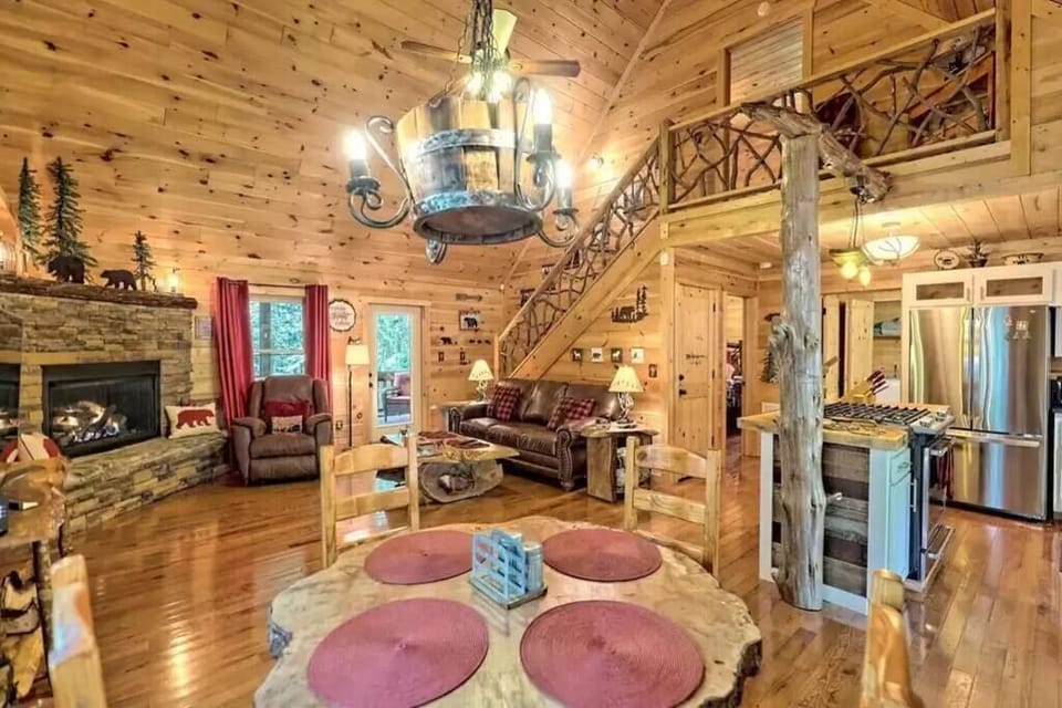 Rustic Furnished Living room