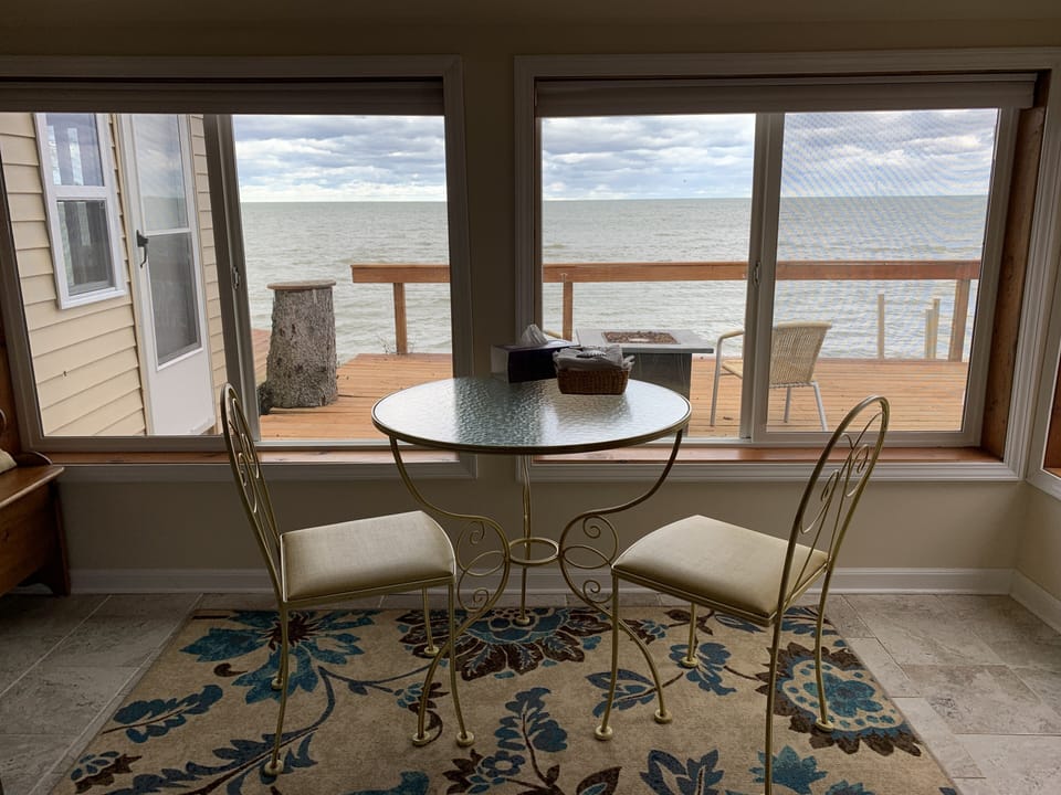 Lake view from the breakfast nook