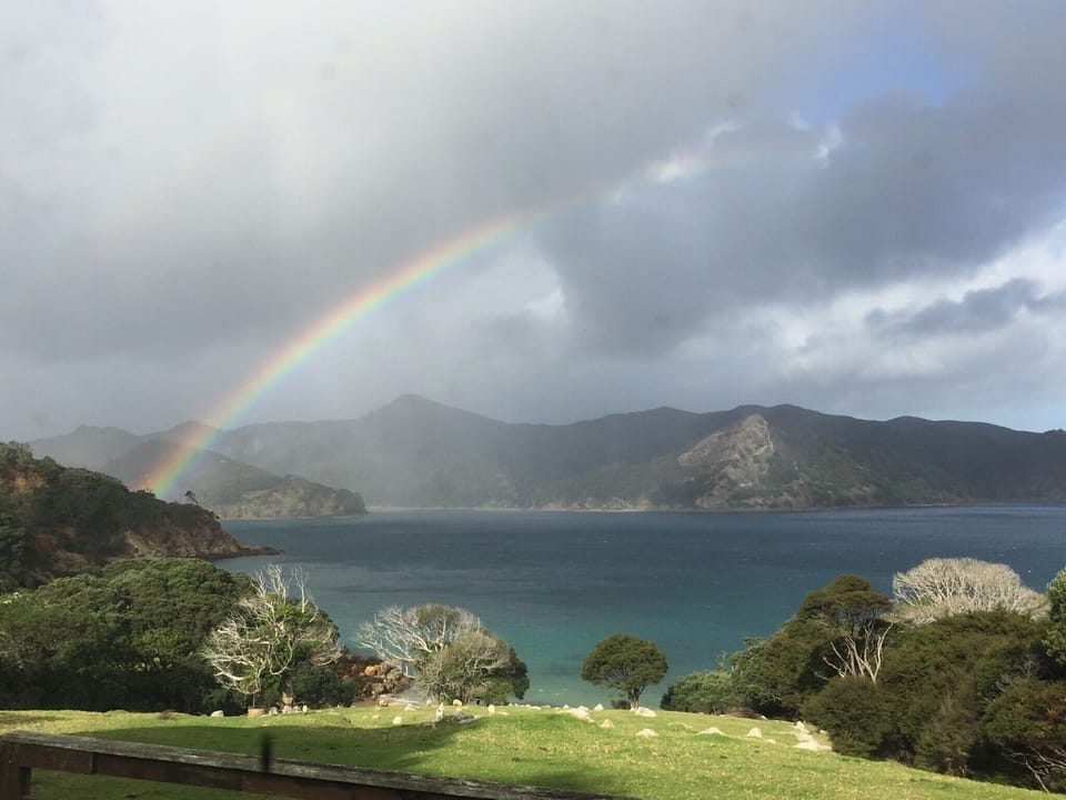 Rainbow over Blind Bay