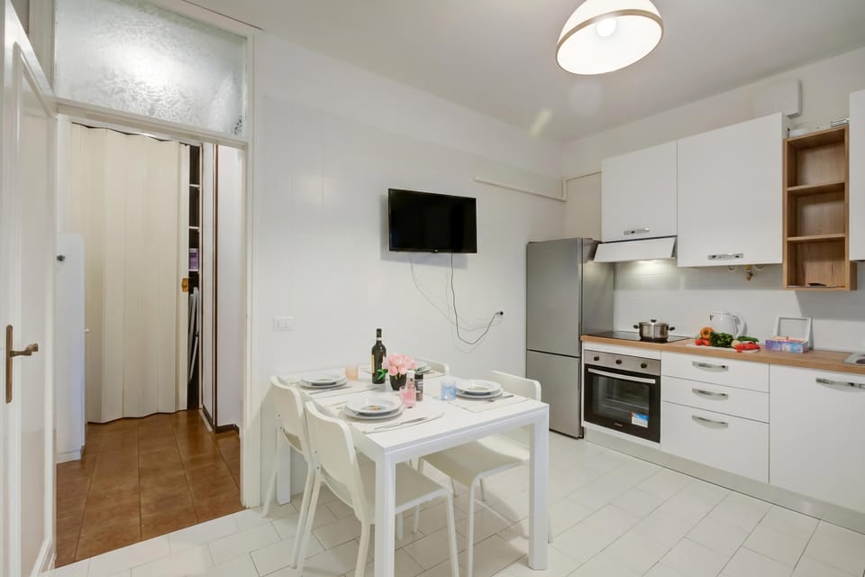 Kitchen and dining area