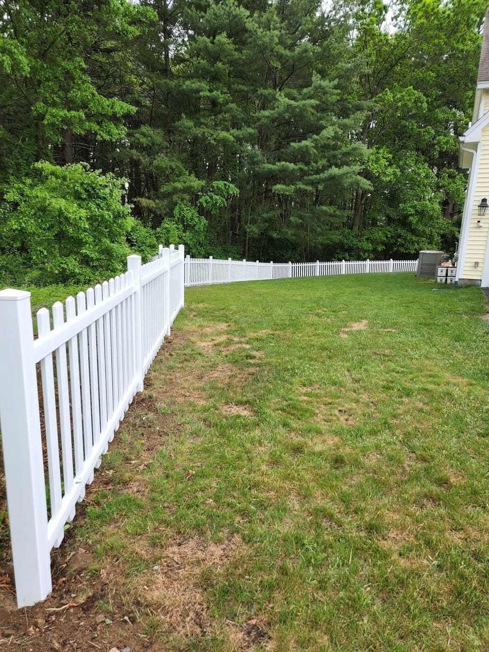 Road side of house