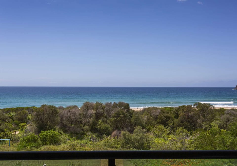 View from upstairs balcony