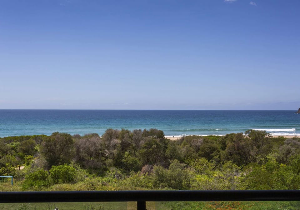 View from upstairs balcony