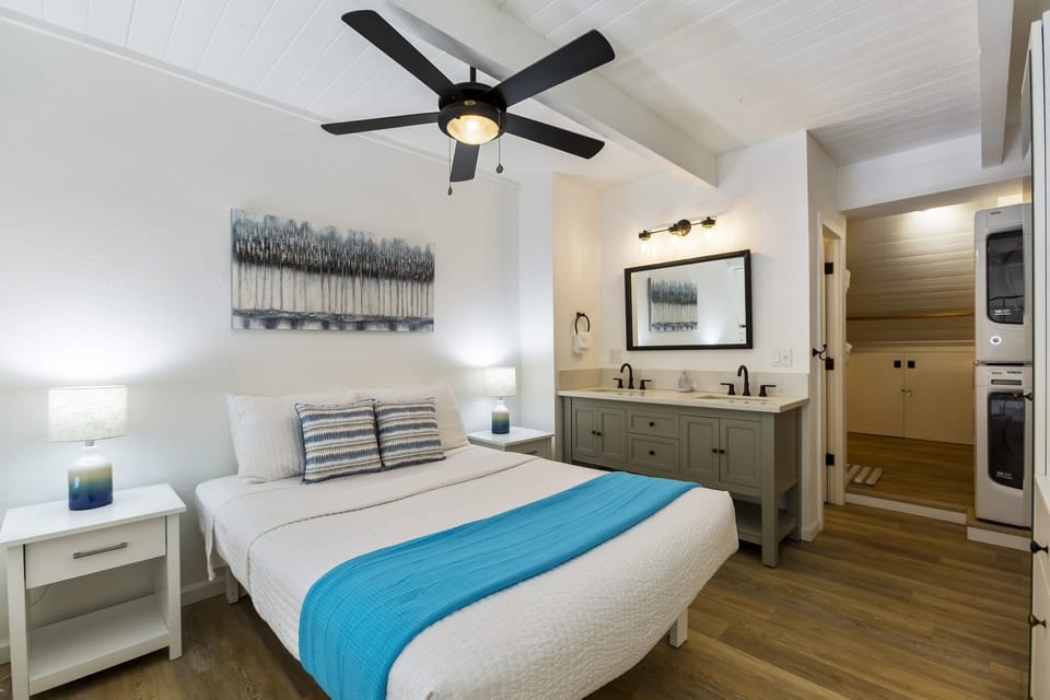 Enjoy the peaceful main bedroom