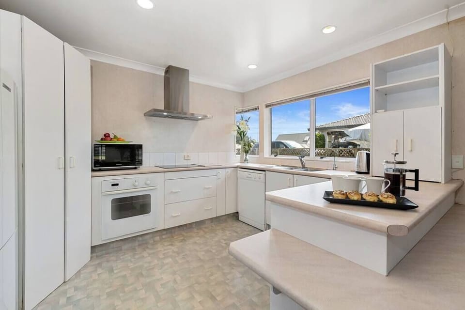 Open plan kitchen.