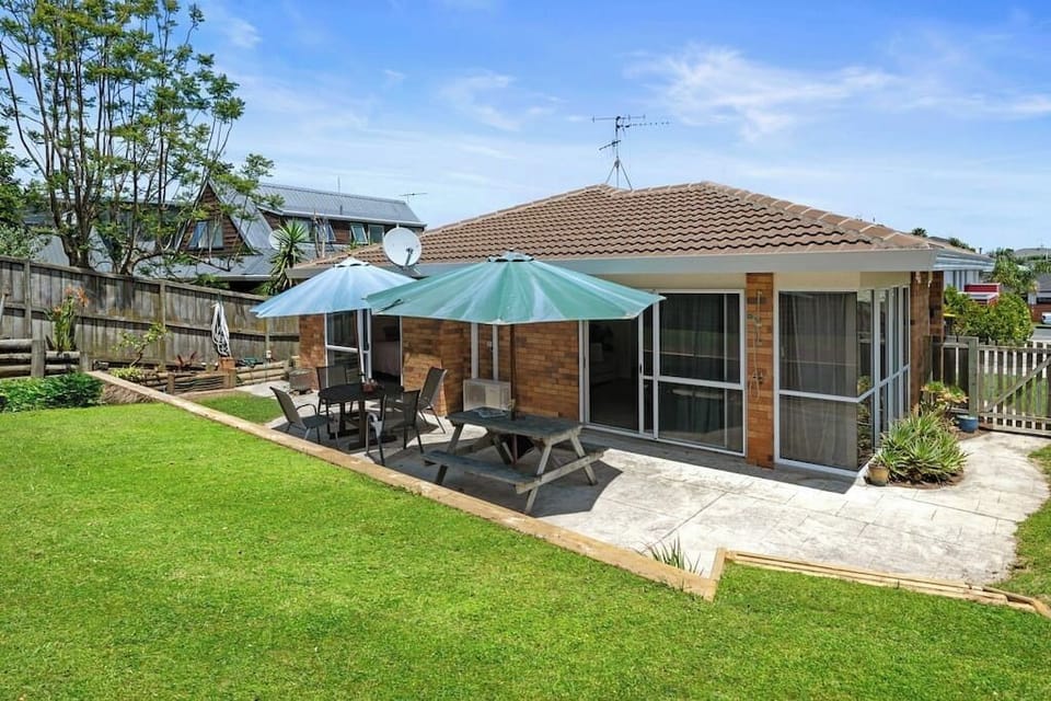 Fully fenced garden area.  Perfect to keep kids and the family dog safe.