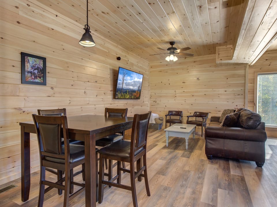 Family Room - TV + Fireplace