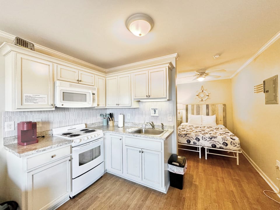 Kitchen area.