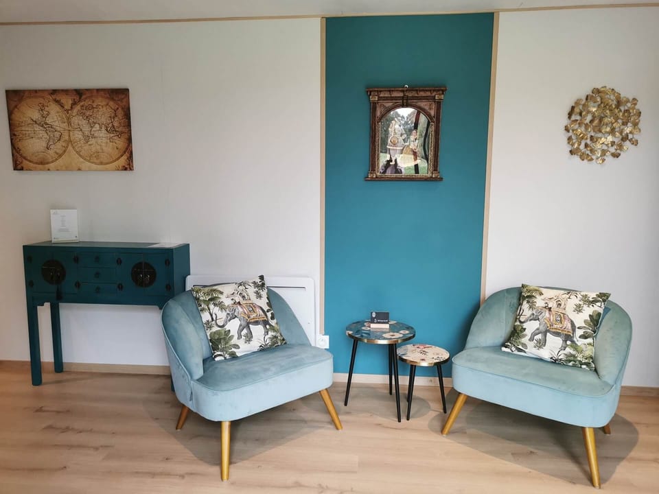 Domaine de Kerizel-Morbihan-Lodge la compagbie des indes-Salon