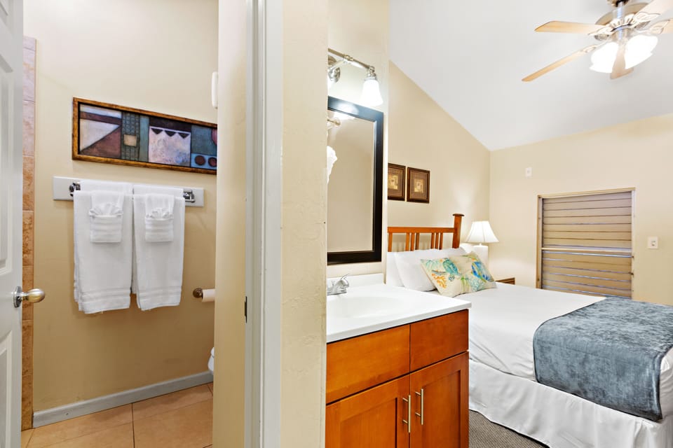 Direct access to guest bathroom