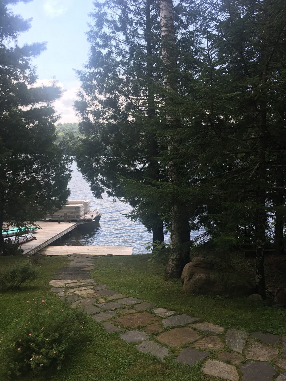 Walkway to south deck from firepit