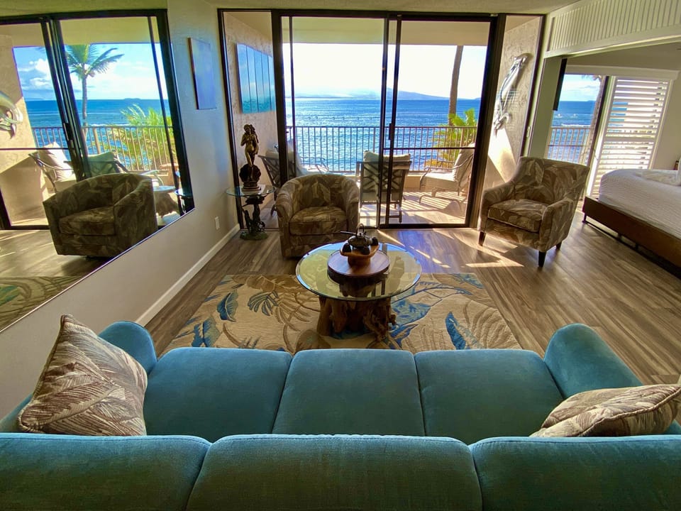 Panoramic Oceanfront Views from Living, Primary, Dining Rooms and Kitchen! LOVE
