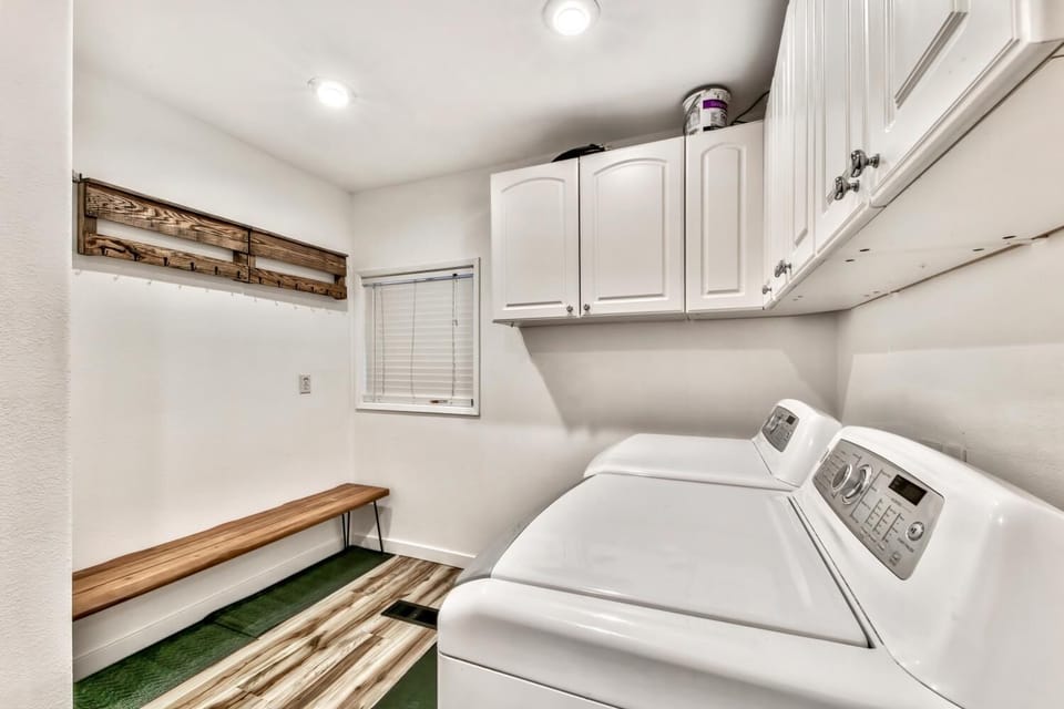 Full sized washer and dryer in home
