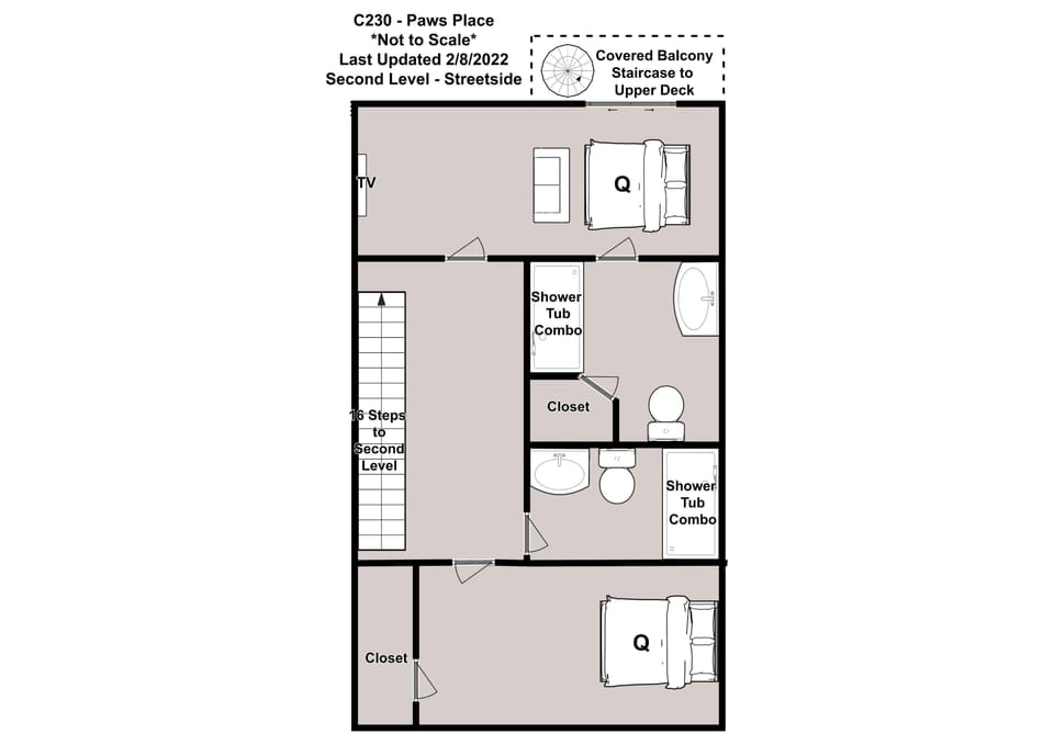 Second Floor Layout